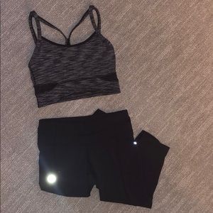Athleta Leggings and Sports Bra Combo